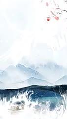 二十四节气小雪创意视频海报ae模板视频的预览图